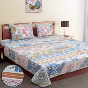 COLOUR OF JOY Premium King-Size Bedsheet Set