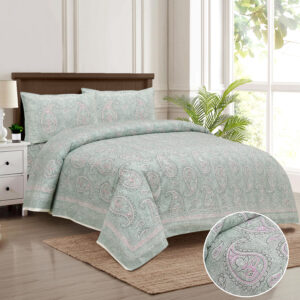 KATHA ART Premium King-Size Bedsheet Set